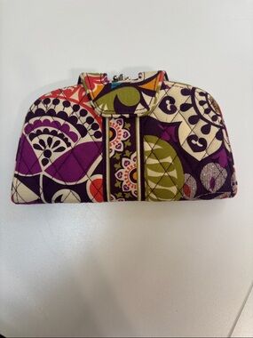 Vera Bradley Plum Crazy Kiss N Snap Wallet